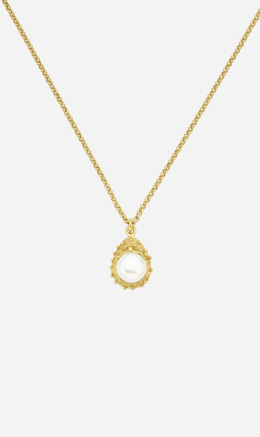 Zoe & Morgan | Lulu Necklace - Gold With Freshwater Pearl