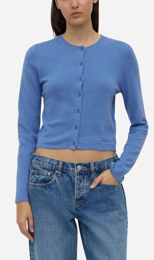 Assembly Label | Tilly Cotton Cashmere Cardigan - Drift