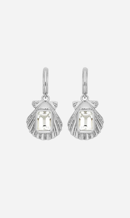Zoe & Morgan | Cordelia Earrings - Silver White Topaz