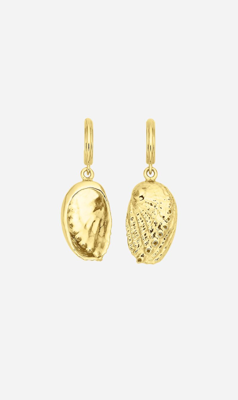 Zoe & Morgan | Soul Paua Earrings - Gold