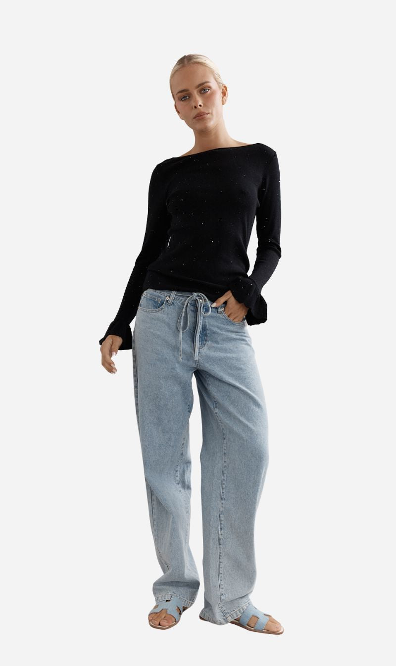 Caitlin Crisp | Esme Merino - Black Sparkle