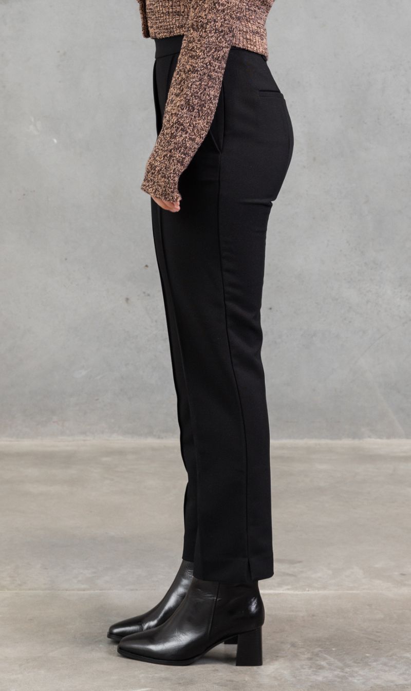 Camilla & Marc | Tala High Waist Slim Crop Pant - Black