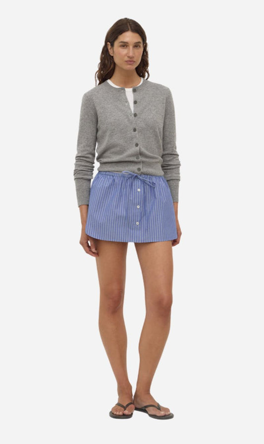 Assembly Label | Anais Stripe Skirt - Blue/White