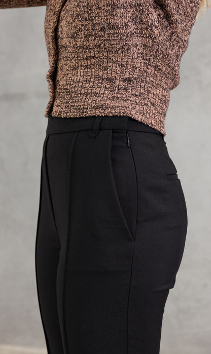 Camilla & Marc | Tala High Waist Slim Crop Pant - Black