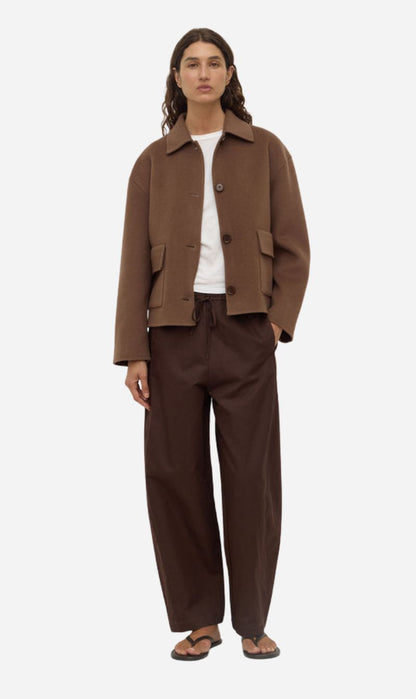 Assembly Label | Mya Wool Jacket - Milk Choc