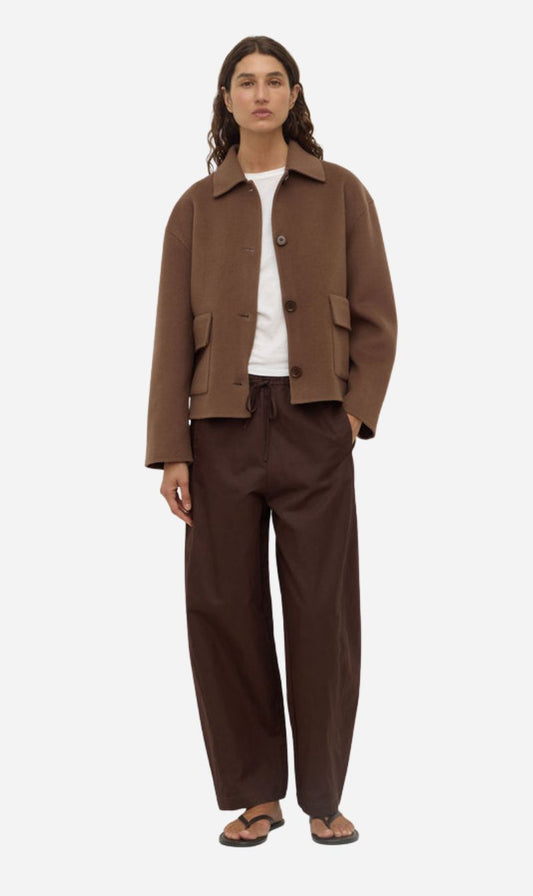 Assembly Label | Mya Wool Jacket - Milk Choc