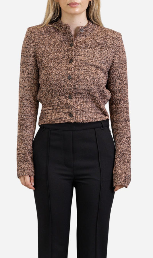 Camilla & Marc | Botticino Knit Cardigan - Black / Plum
