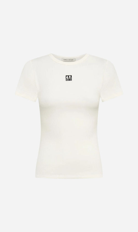 Camilla and Marc | Nora Fitted Tee - Soft White