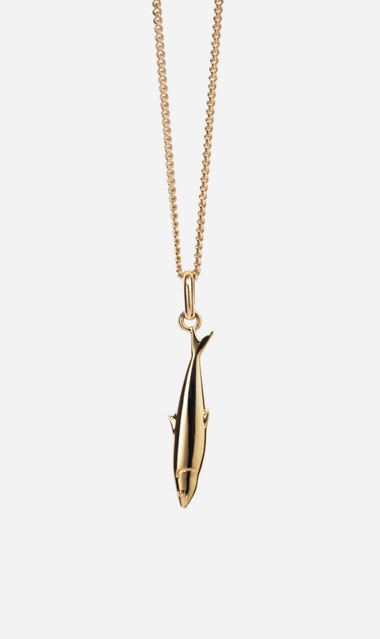 Meadowlark | Sardine Charm Necklace - Gold Plated