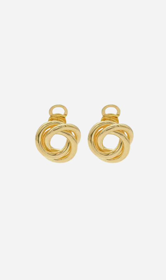 Adorn | Large Knot Earring - High Polish