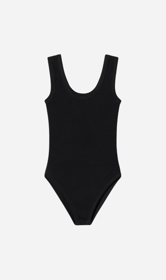Silk Laundry | Bodysuit Tank - Black