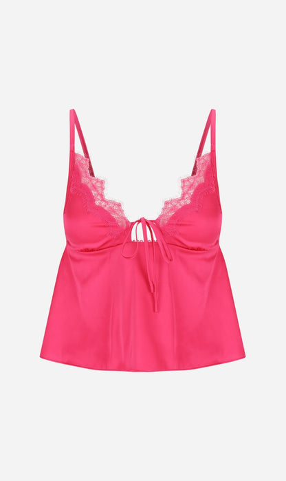 Kat the Label | Sorrento Camisole - Hot Pink