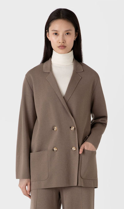 Sunspel | Merino Milano Blazer - Sandstone