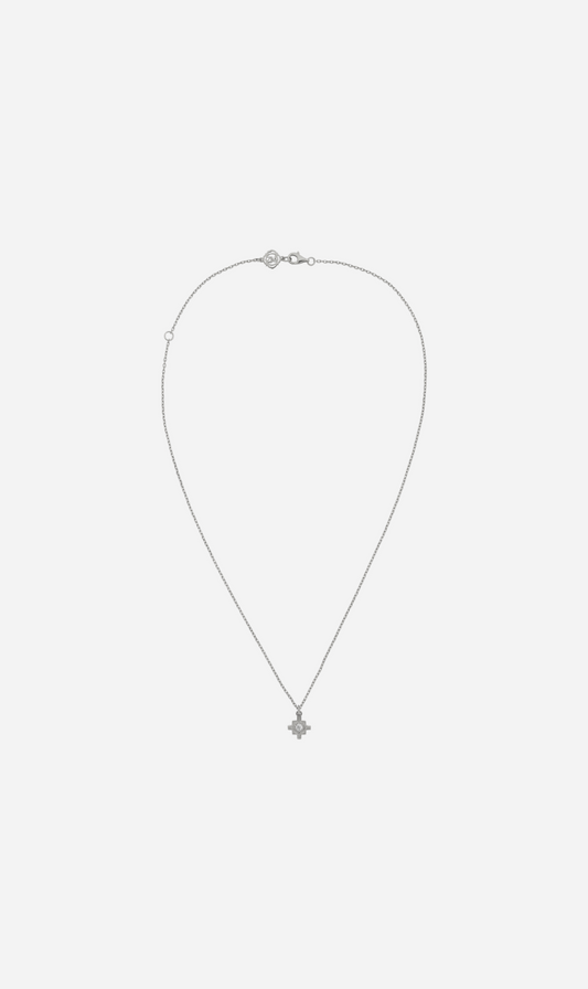 Zoe & Morgan | Inka Necklace - Silver/White Zircon