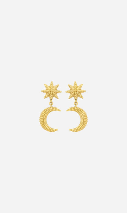 Zoe & Morgan | Moonlight Earrings - Gold