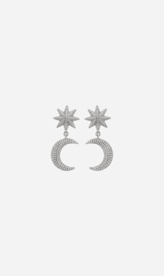 Zoe & Morgan | Moonlight Earrings - Silver