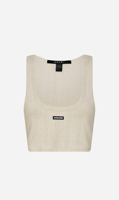 Ksubi | Sott Origin Crop Tank - White