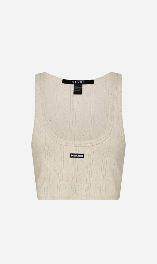Ksubi | Sott Origin Crop Tank - White