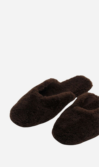 La Tribe | Shearling Slip On - Brown