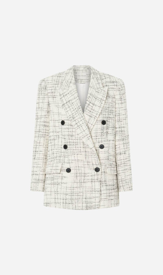 Camilla and Marc | Corvina Jacket - Cream Cross Hatch