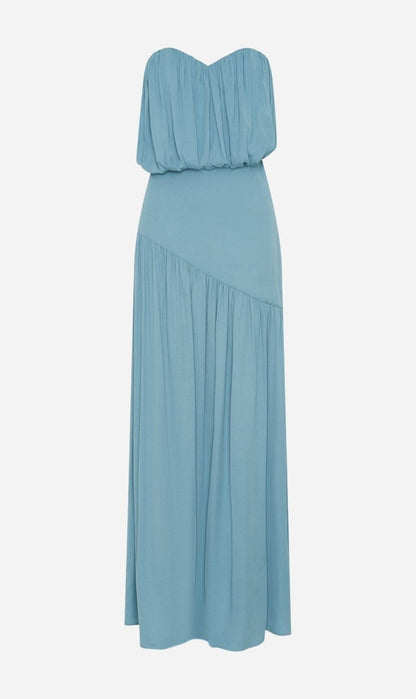 Third Form | Seraphic Strapless Maxi Dress - Aquatic