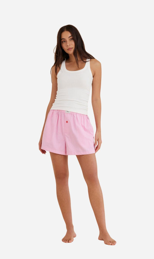 Dear Dylan | Boxer Short - Peony Piped