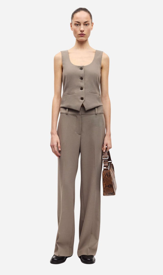 Samsoe Samsoe | Salaney Trousers - Dark Aluminum