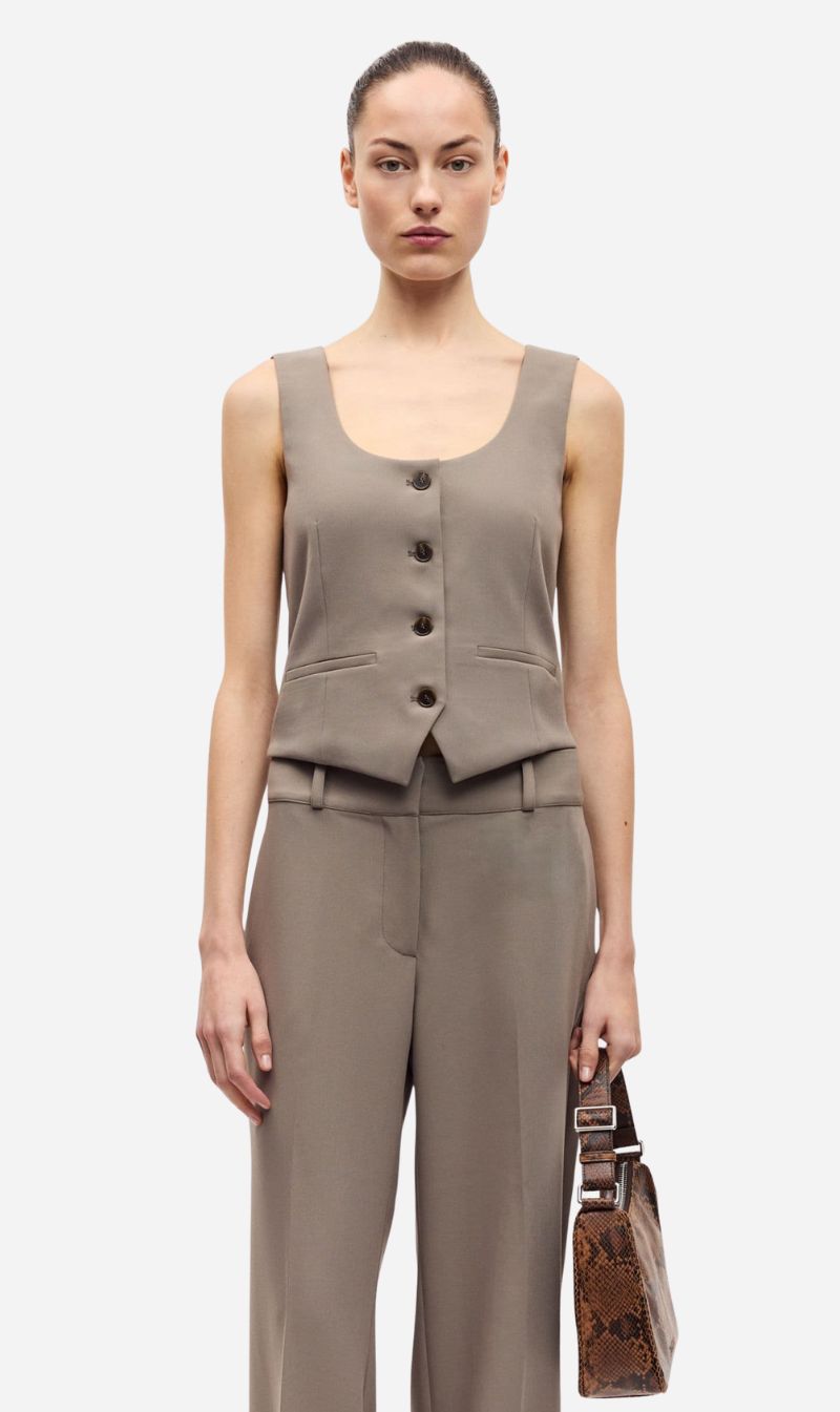 Samsoe Samsoe | Salaney Vest - Dark Aluminum