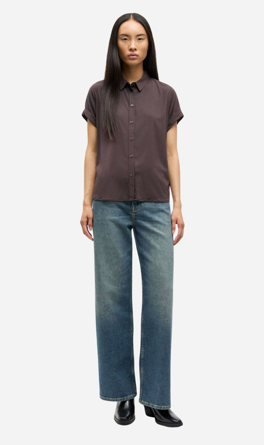Samsoe Samsoe | Majan SS Shirt - Black Coffee