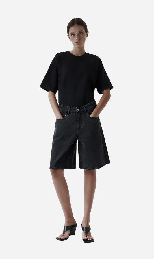 Rebe | Dillon Shorts - Washed Black