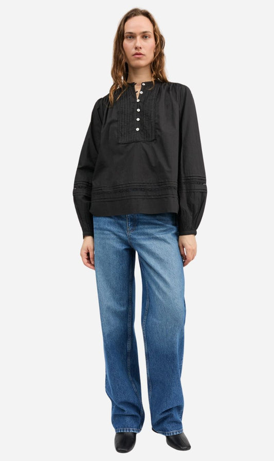 Skall Studio | Leaf Shirt - Black