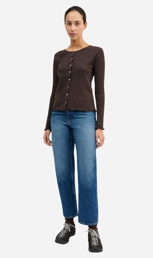 Skall Studio | Edie Cardigan - Dark Brown