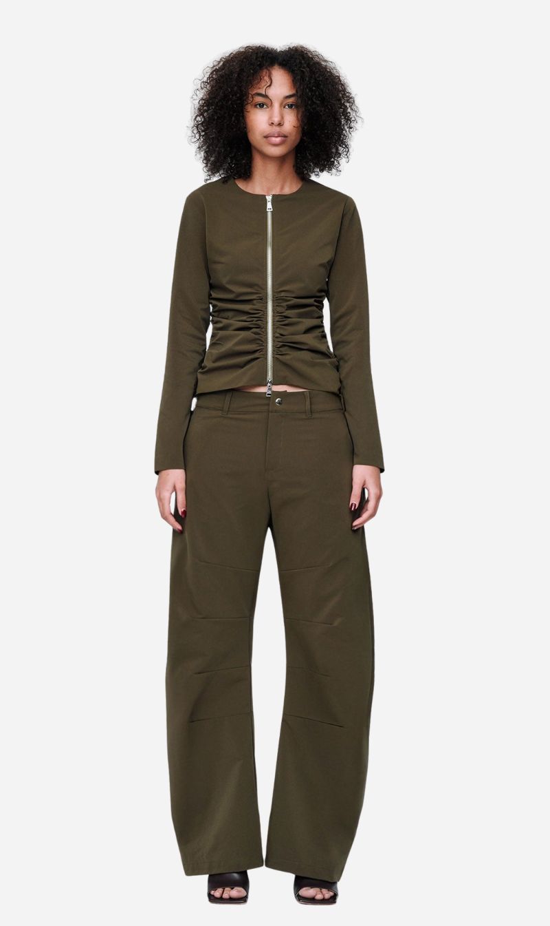 Wynn Hamlyn | Darted Trackpants - Khaki