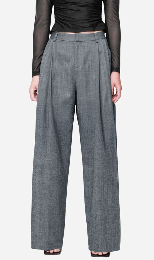 Wynn Hamlyn | Charlie Suiting Trouser - Black/White