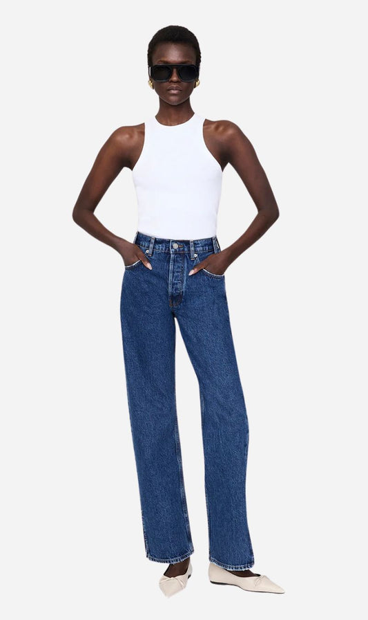 Anine Bing | Roy Jean 31" - Clean Indigo Denim