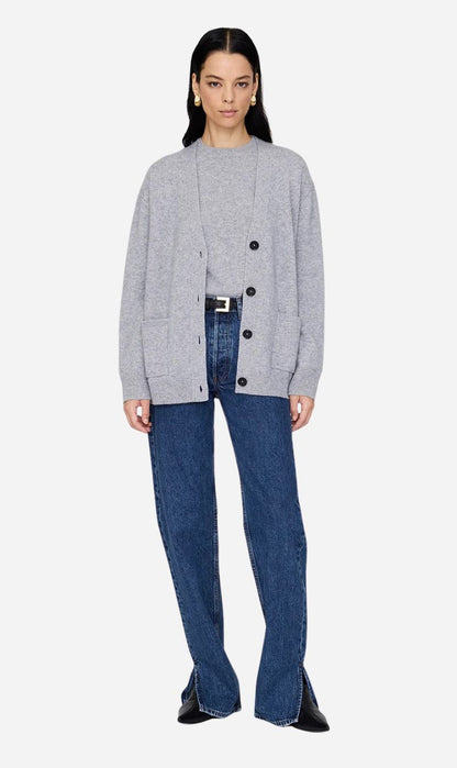 Anine Bing | Jackson Cardigan - Medium Heather Grey