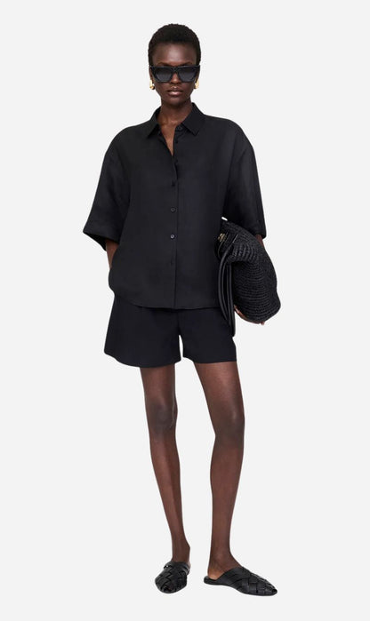 Anine Bing | Coco Shirt - Black