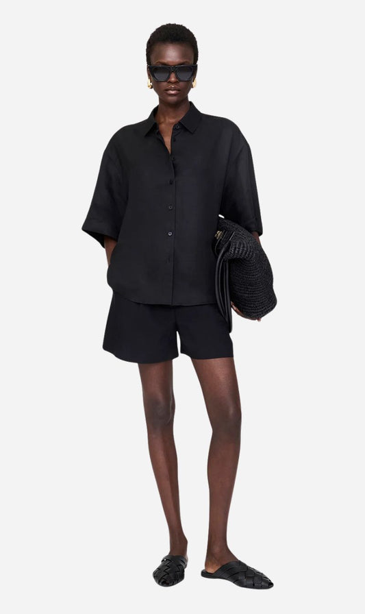 Anine Bing | Coco Shirt - Black