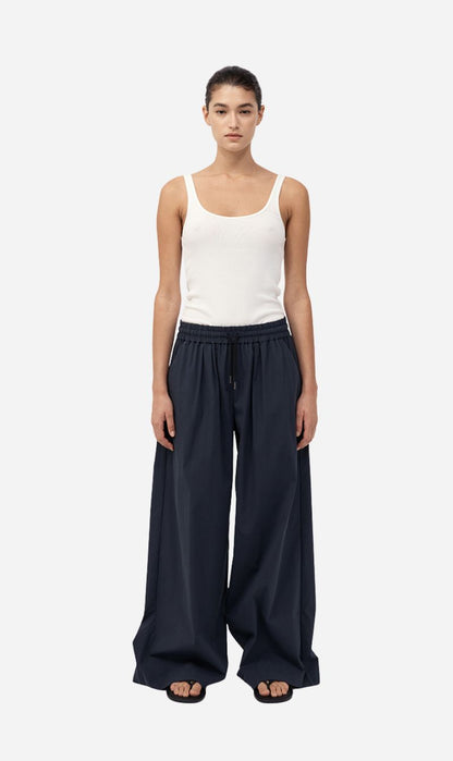 St Agni | Everyday Drawstring Pants - Dark Ink