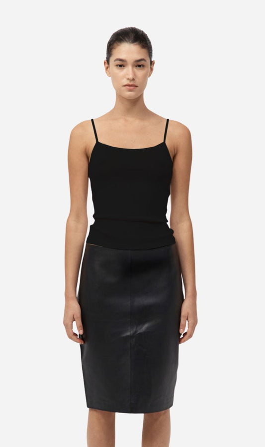 St Agni | Baby Wool Cami - Black