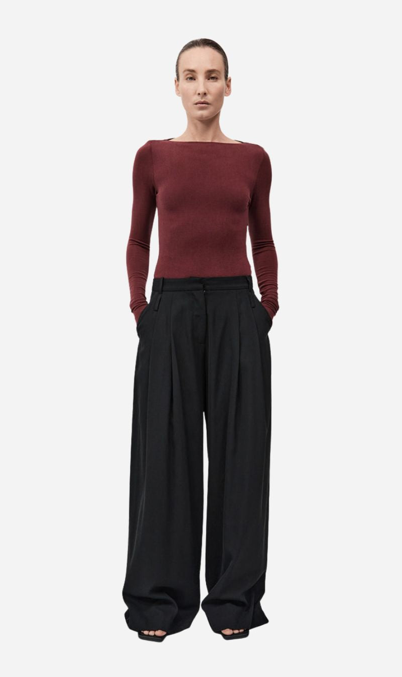 St Agni | Double Loop Pants - Black