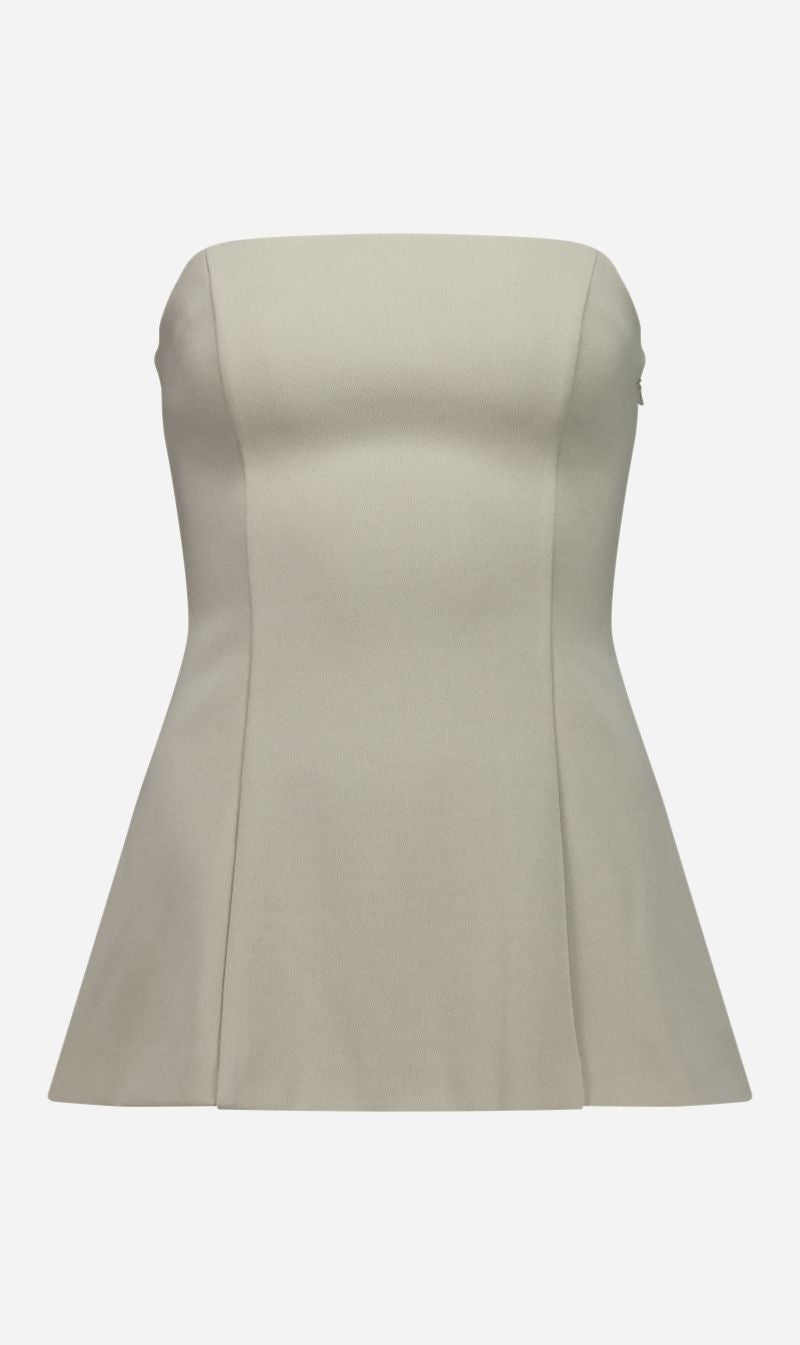 Rebe | Emma Strapless Top - Clay