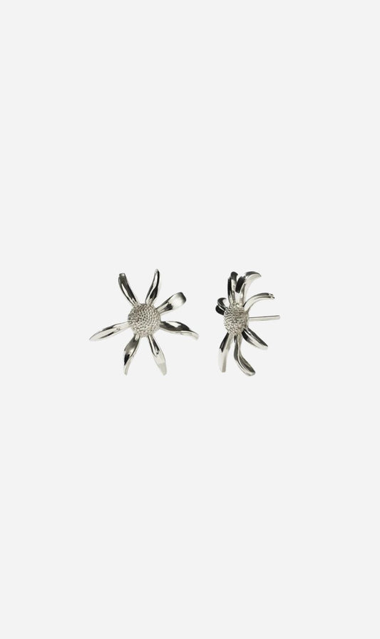 Meadowlark | Daisy Earrings Medium - Silver