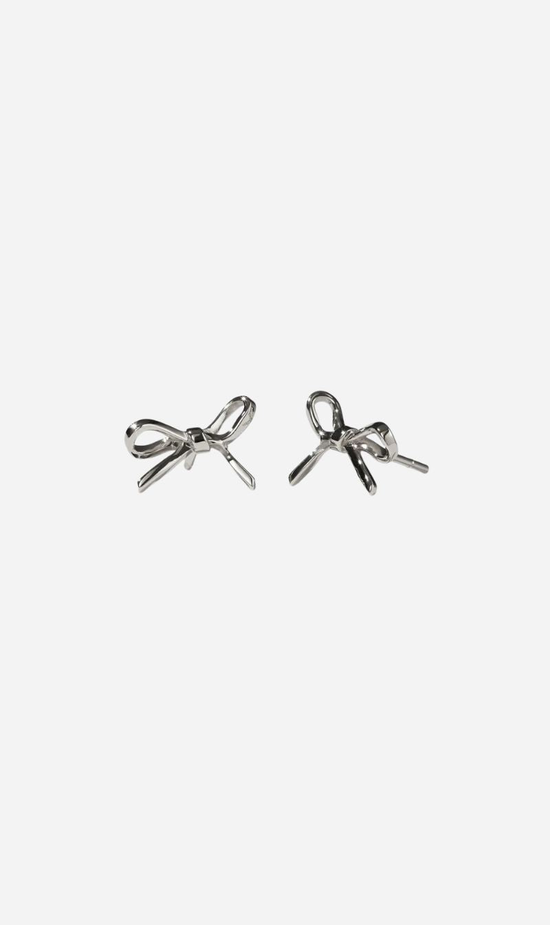 Meadowlark | Bow Signature Hoops - Silver