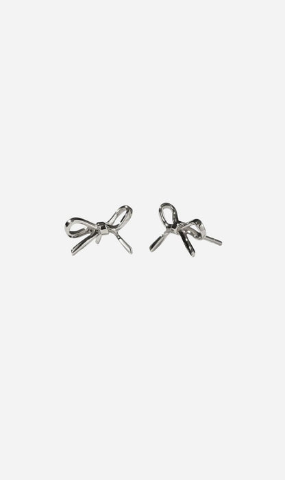Meadowlark | Bow Signature Hoops - Silver