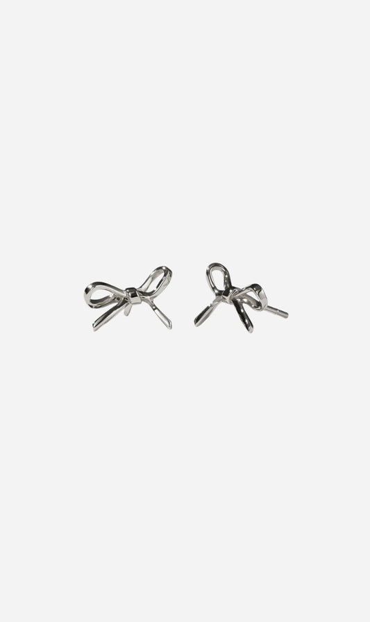 Meadowlark | Bow Signature Hoops - Silver