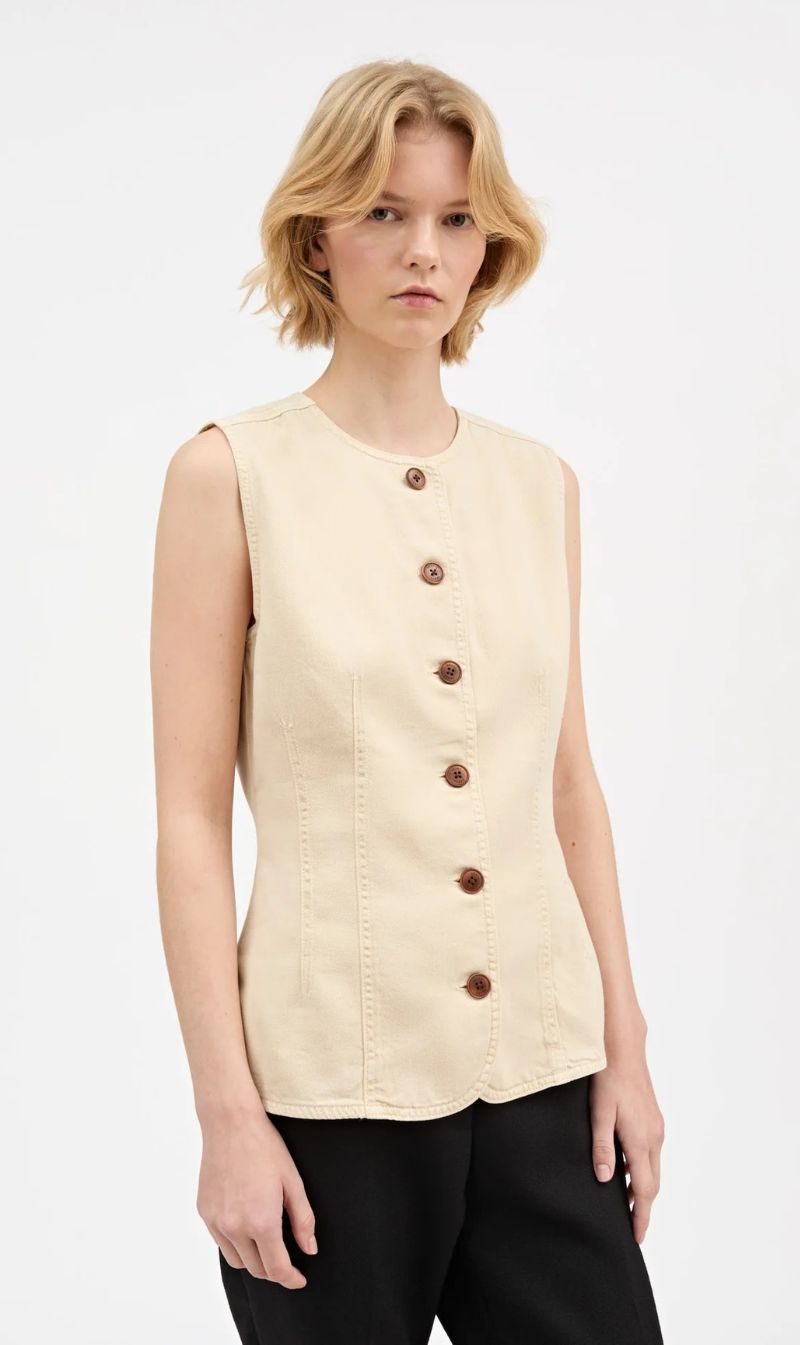 Skall Studio | Tammy Vest - Beige