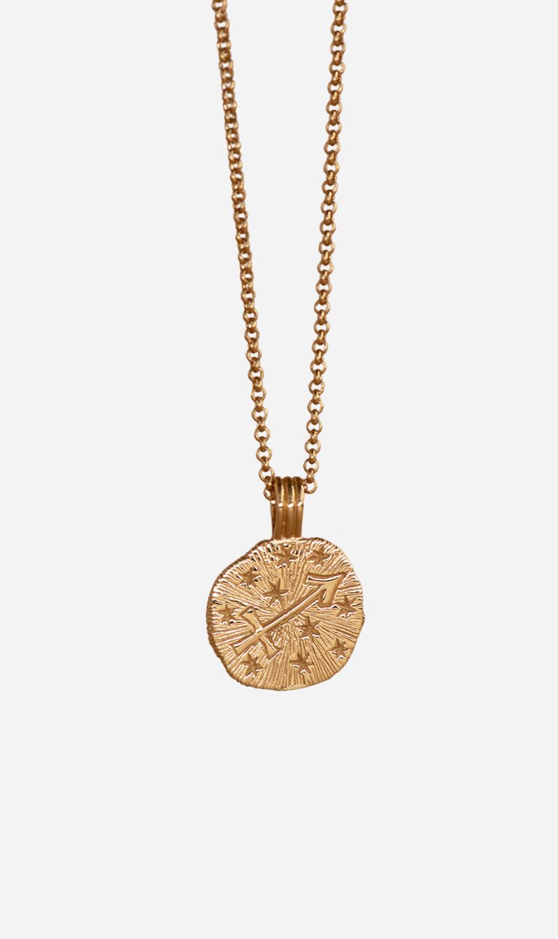 Zoe & Morgan | Sun In Sagittarius Necklace - Gold