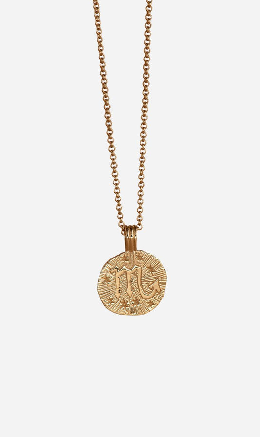 Zoe & Morgan | Sun In Scorpio Necklace - Gold