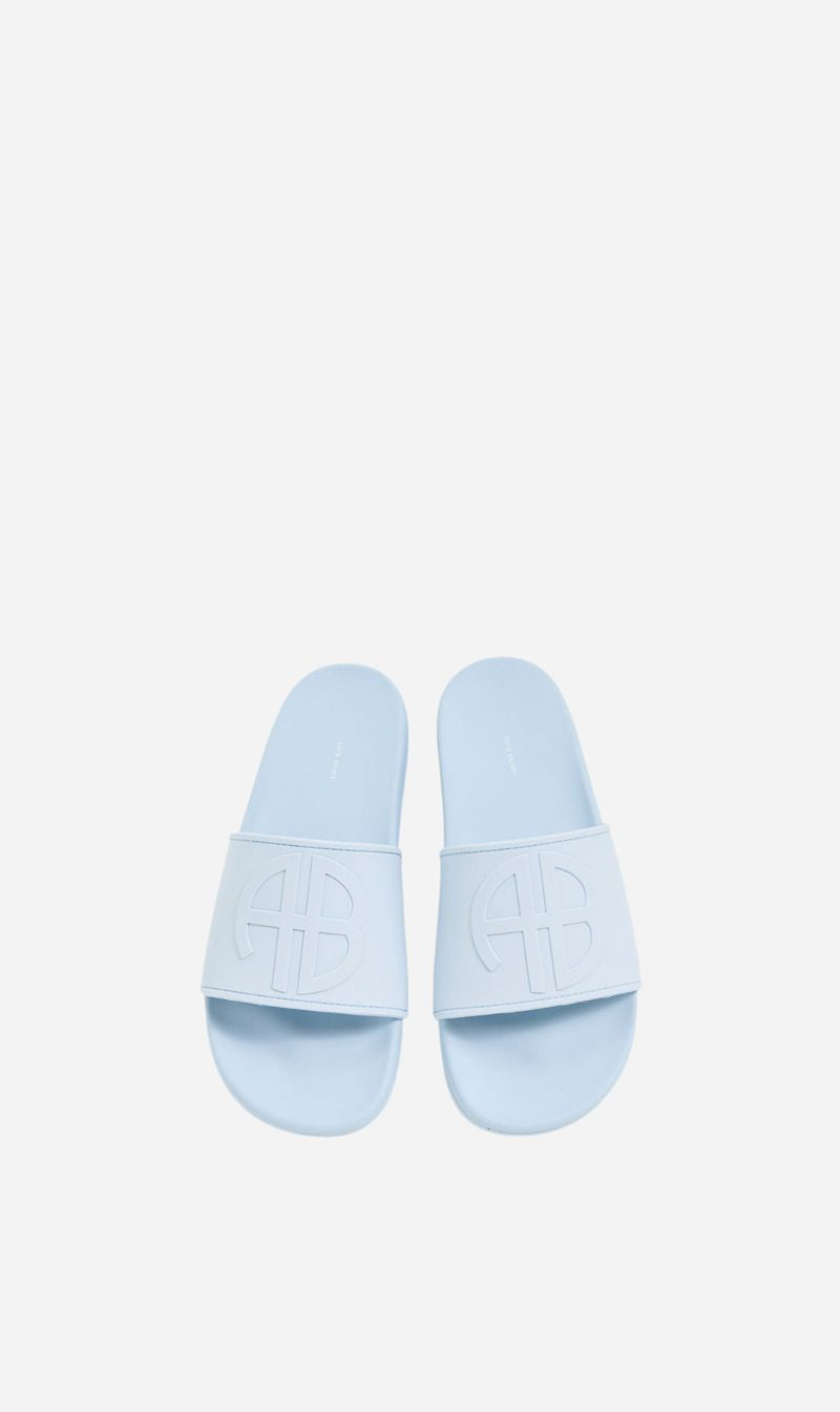 Anine Bing | Isla Slides - Pale Blue